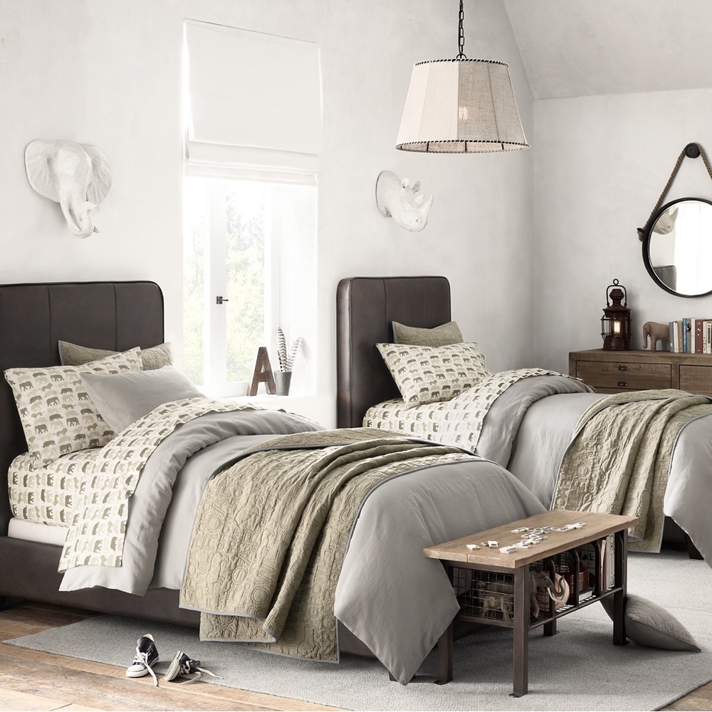 Restoration Hardware Safari Animal Sheet Set